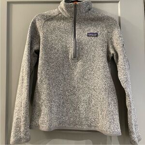 Better Sweater Patagonia Small Polo 1/4 Zip Down Neck Grey Bundle